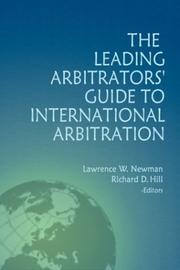 Cover of: The Leading Arbitrators' Guide to International Arbitration