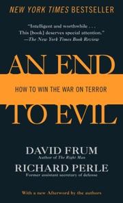 Cover of: An End to Evil: How to Win the War on Terror