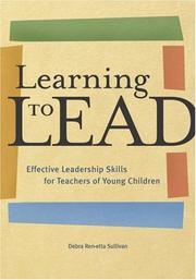 Cover of: Learning to Lead