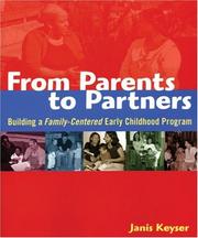 Cover of: From Parents to Partners by Janis Keyser