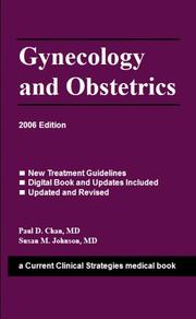 Cover of: Gynecology And Obstetrics 2006 (Cyrrent Clinical Strategies)