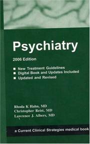 Cover of: Psychiatry, 2006 Edition