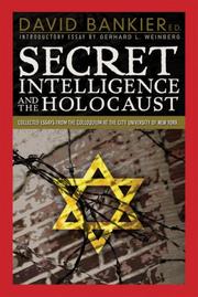 Cover of: Secret Intelligence and the Holocaust | David Bankier
