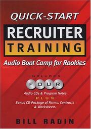 Cover of: Quick-Start Recruiter Training by Bill Radin, Bill Radin