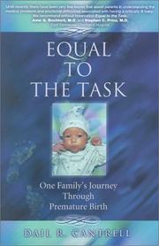 Equal to the Task by Dail R. Cantrell