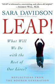 Cover of: Leap!: What Will We Do with the Rest of Our Lives?