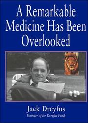 Cover of: A Remarkable Medicine Has Been Overlooked