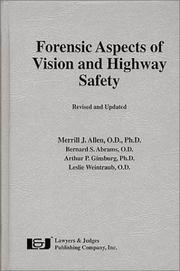 Cover of: Forensic Aspects of Vision and Highway Safety