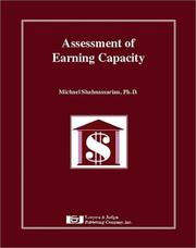 Cover of: Assessment of Earning Capacity