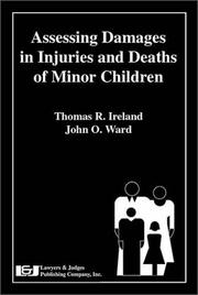 Cover of: Assessing Damages in Injuries and Deaths of Minor Children