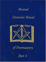 Cover of: Revised Duncan's Ritual Part 1