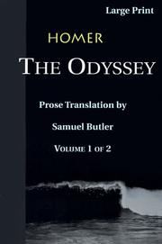 Cover of: The Odyssey by Όμηρος, Samuel Butler