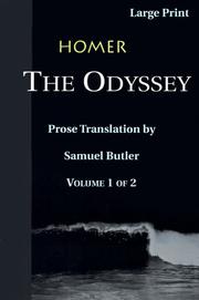 Cover of: The Odyssey by Όμηρος, Όμηρος, Samuel Butler