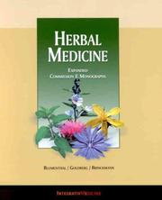 Cover of: Herbal Medicine: Expanded Commission E Monographs (CD-ROM for Windows)