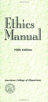 Cover of: Ethics manual