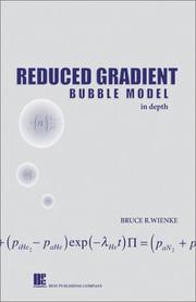 Cover of: Reduced Gradient Bubble Model in Depth