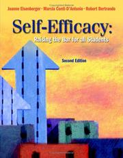 Cover of: Self-efficacy by Joanne Eisenberger
