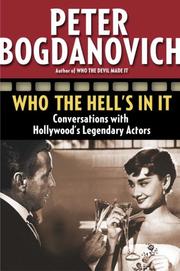 Cover of: Who the Hell's in It by Peter Bogdanovich