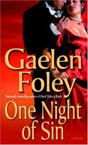 Cover of: One night of sin