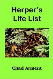 Cover of: Herper's Life List by Chad Arment