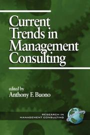 Cover of: Current Trends in Management Consulting