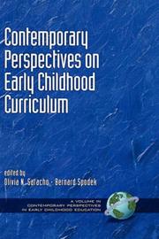 Cover of: Contemporary Influences in Early Childhood Curriculum  (HC) (Contemporary Perspectives in Early Childhood Education) by Olivia N. Saracho