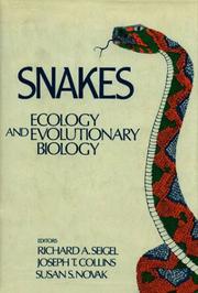 Cover of: Snakes: Ecology and Evolutionary Biology