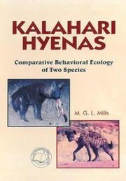 Cover of: Kalahari hyenas by M. G. L. Mills