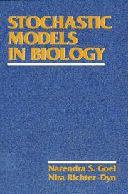 Cover of: Stochastic models in biology