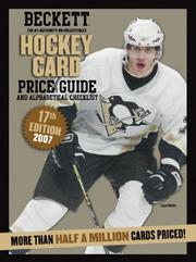 Cover of: Beckett Hockey Price Guide #17 (Beckett Hockey Card Price Guide and Alphabetical Checklist) by James Beckett
