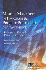 Cover of: Middle Managers in Program and Portfolio Management