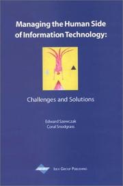 Cover of: Managing the Human Side of Information Technology by Edward Szewczak, Coral Snodgrass