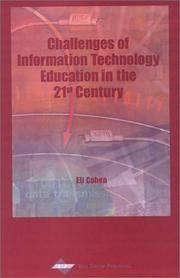 Cover of: Challenges of Information Technology Education in the 21st Century