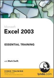 Cover of: Excel 2003 Essential Training