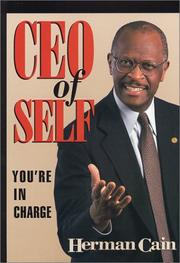 Cover of: CEO of Self by Herman Cain