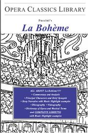 Cover of: La Boheme