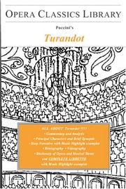 Cover of: Turandot by Burton D. Fisher