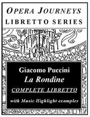 Cover of: La Rondine (Opera Journeys Libretto Series)