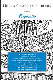Verdi's Rigoletto by Burton D. Fisher