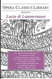 Cover of: Lucia di Lammermoor