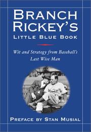 Cover of: Branch Rickey's little blue book by Branch Rickey