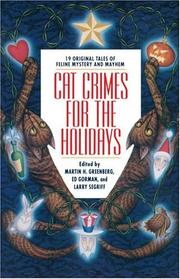 Cover of: Cat Crimes for the Holidays by Jean Little, Edward Gorman, Larry Segriff
