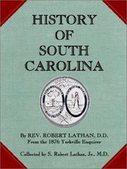 History of South Carolina by R. Lathan