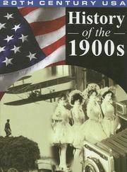 Cover of: History of the 1900's (20th Century USA)