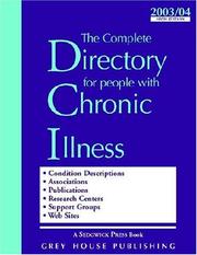 Cover of: The Complete Directory for People With Chronic Illness 2003/04 (Complete Directory for People With Chronic Illness) | Laura Mars