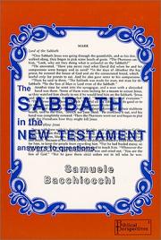 Cover of: The Sabbath In the New Testament : Answers to Questions