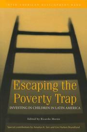 Cover of: Escaping the poverty trap: investing in children in Latin America