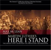 Cover of: Martin Luther's Here I Stand by Max McLean