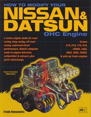 How to Modify Your Nissan/Datsun OHC Engine by Frank Honsowetz