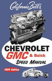Cover of: Chevy GMC Buick Speed Manual